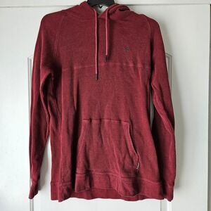Legendary Whitetails Hoodie Mens LT Burgundy Thermal Waffle Hunting Outdoors